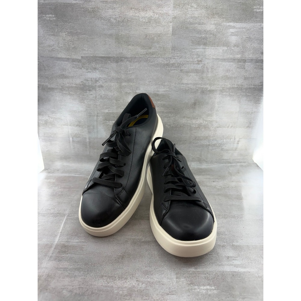 Cole Haan Grand 360 Men Black Leather Low Top Sneakers C39621 Size 8M